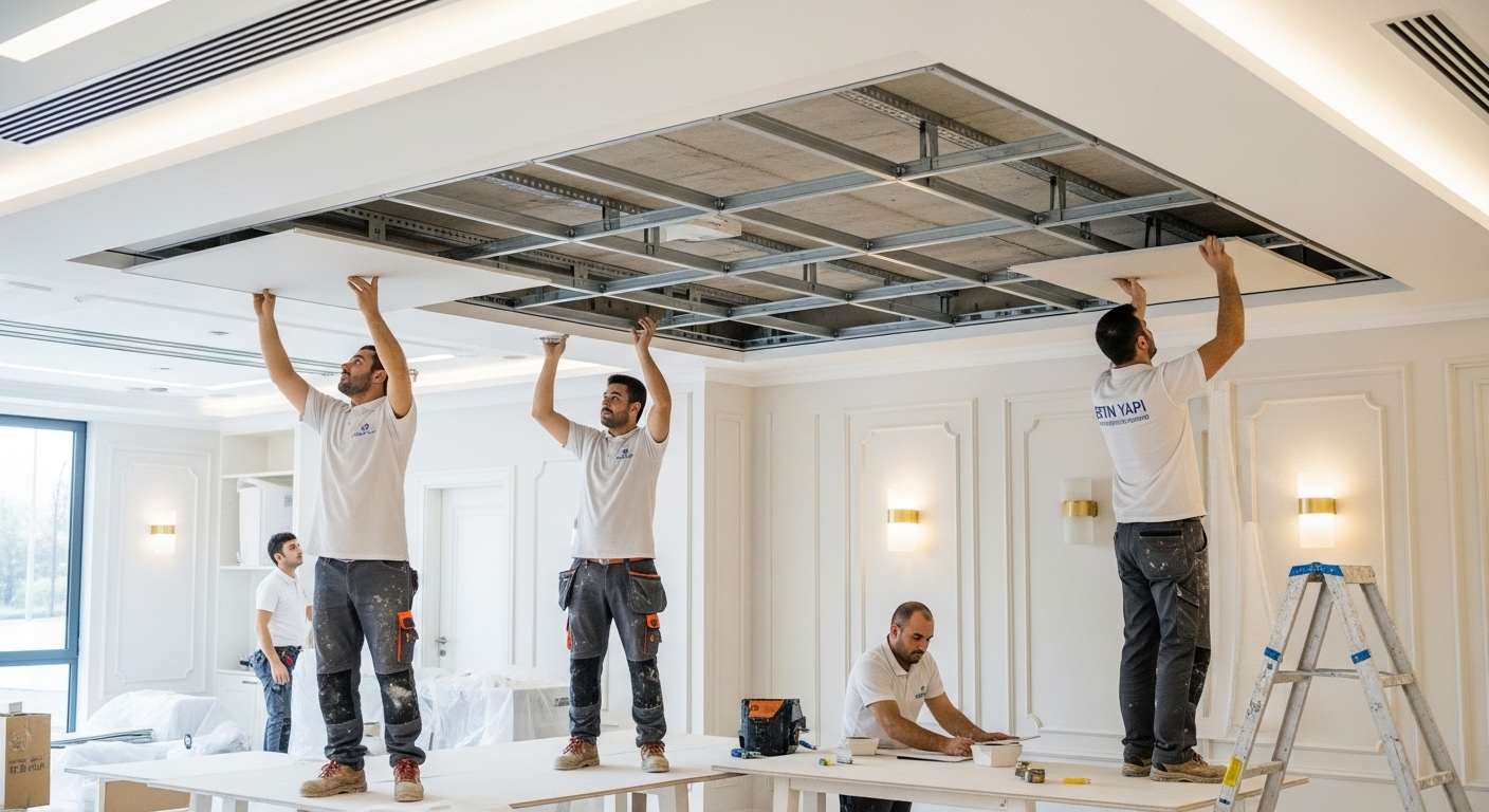 Alçıpan ve Asma Tavan